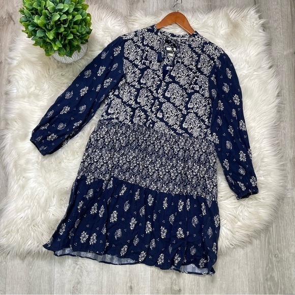 Anthropologie Maeve Carlita Tiered Tunic Dress - Picture 2 of 9